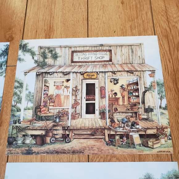 Set of 4 Kay Lamb Shannon prints 10X8 - Picture 3 of 5